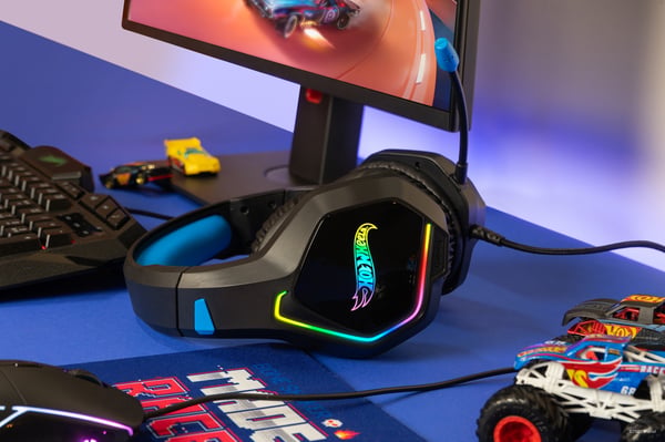 Krom KANYON Headset Kabel Huvudband Spela Svart, Blå