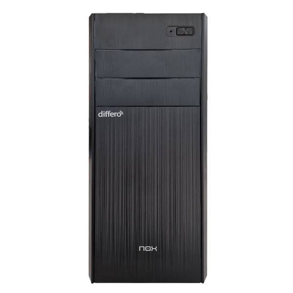 differo OR1639298 PC Intel® Core™ i3 i3-12100 8 GB DDR4-SDRAM 500 GB SSD Windows 11 Home (esiasennettu kokeiluversio) Midi Tower Musta