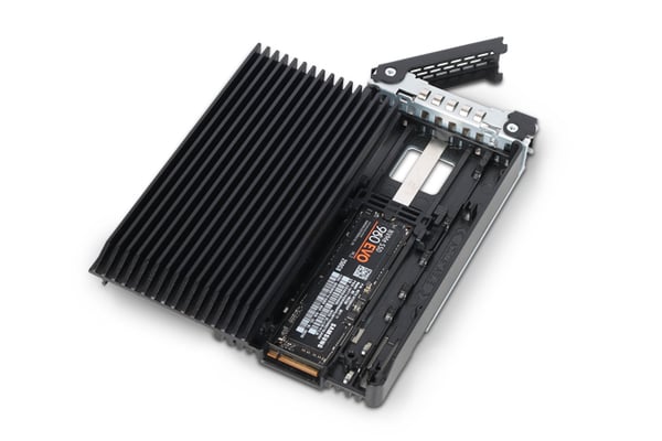 Miniatyrbillede 4 af 6: Icy Dock MB720TK-B drevkabinet HDD/SSD kabinet Aluminium, Sort 2.5"