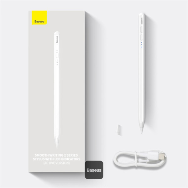 Miniatyrbild 4 av 4: Baseus SXBC060202 stylus-pennor Vit