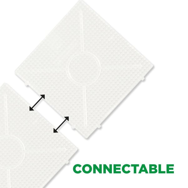 SES Creative Beedz SES Children's Two Transparent Pegboards Stiftplade