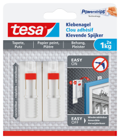 TESA 77774-00000 förvaringskrok inomhus Universalkrok Vit 2 styck TESA 77774-00000 förvaringskrok inomhus Universalkrok Vit 2 styck