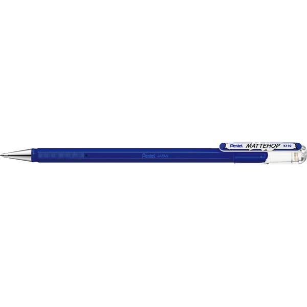 Pentel Mattehop Fin Gelpenna med kork Blå 1 styck Pentel Mattehop Fin Gelpenna med kork Blå 1 styck