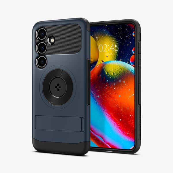Spigen Slim Armor mobiltelefonfodral 15,8 cm (6.2") Mobilskal Marinblå