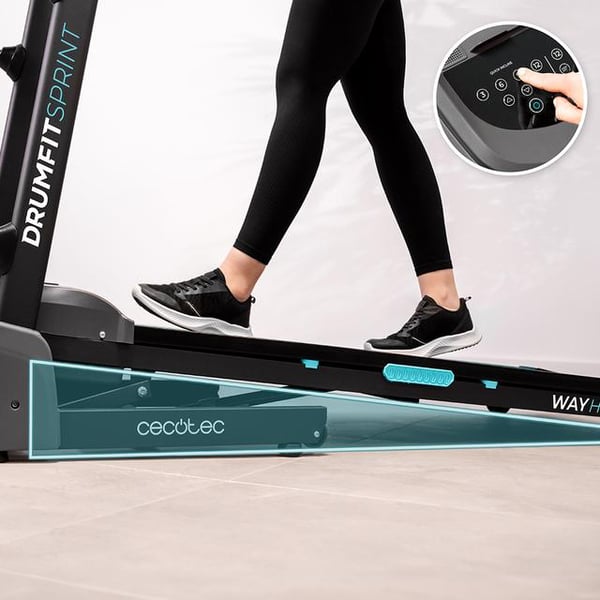 Pikkukuva 8 / 10: Cecotec DrumFit WayHome 1700 Sprint Cinta juoksumatto 440 x 1300 mm 17 km/h