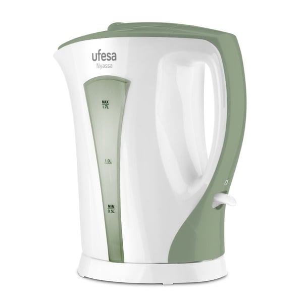 Miniatyrbillede 3 af 3: Ufesa Nyassa 1.7L elkedel 1,7 L 2200 W Grøn, Hvid