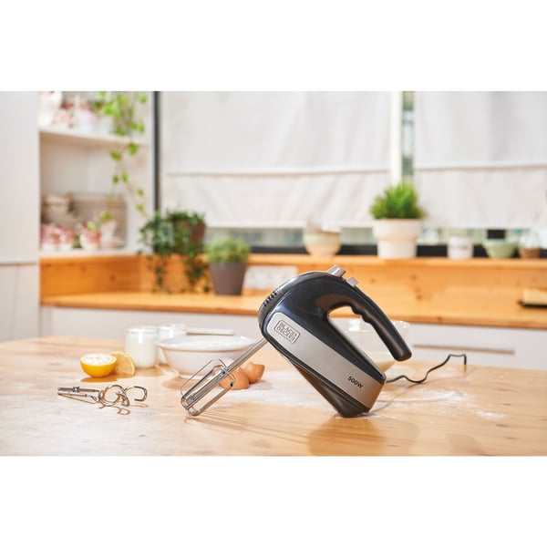 Pikkukuva 4 / 9: Black & Decker BXMX500E tehosekoitin Käsisekoitin 500 W Musta