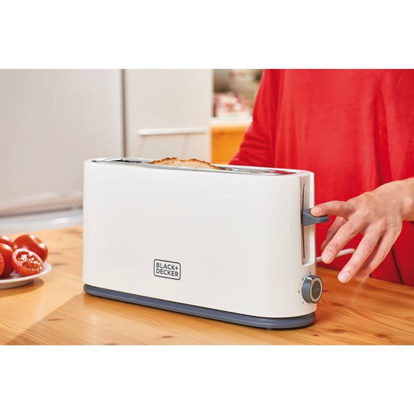 Miniatyrbillede 6 af 7: Black & Decker BXTO1001E brødrister 7 1 skive(r) 1000 W Hvid