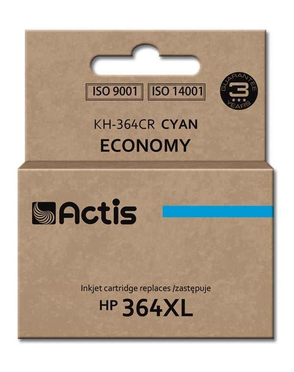 Actis KH-364CR blæk (erstatning HP 364XL CB323EE; Standard; 12 ml; blå)