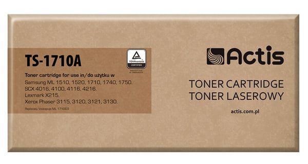 Actis TS-1710A tonerpatron 1 stk Kompatibel Sort