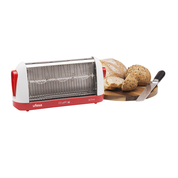 Ufesa TT7963 activa 700 W Punainen, Valkoinen