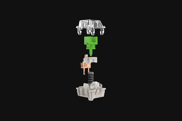 Miniatyrbillede 5 af 5: Razer RC21-02040200-R3M1 nøglekontakt Grøn, Transparent 36 stk