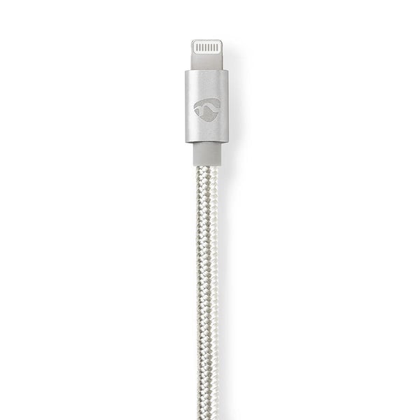Miniatyrbillede 2 af 7: Nedis CCTB39650AL20 Lightning kabel 2 m Aluminium