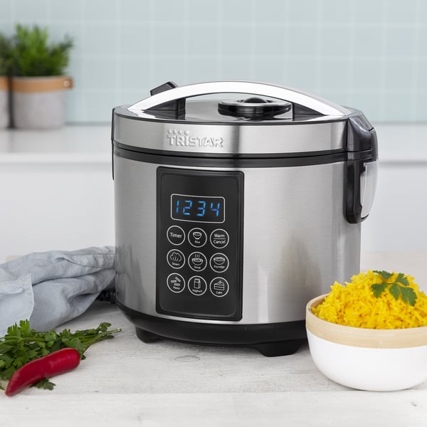 Miniatyrbild 5 av 13: Tristar RK-6132 multicooker 1,5 l 500 W Svart, Rostfritt stål