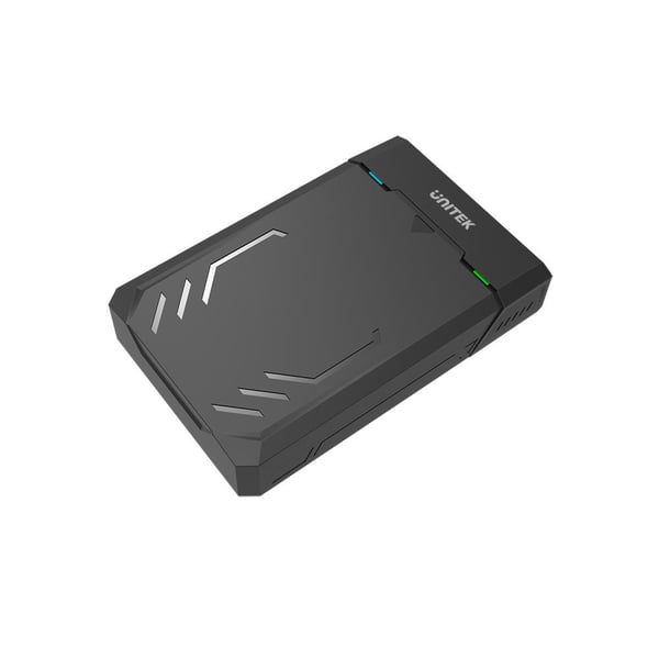 UNITEK Y-3035 tallennusaseman kotelo HDD-/SSD-kotelo Musta 2.5/3.5"