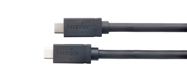 Miniatyrbild 1 av 2: Kramer Electronics CA–U32/FF–10 USB-kablar USB 3.2 Gen 2 (3.1 Gen 2) 3 m USB C Svart