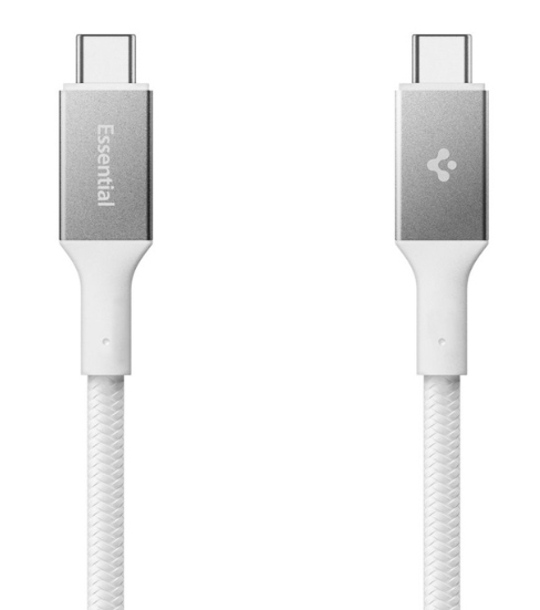 Spigen Essential EB10010CC USB-kaapeli USB 3.2 Gen 1 (3.1 Gen 1) 1 m USB C 5 Gbit/s 100 W Valkoinen