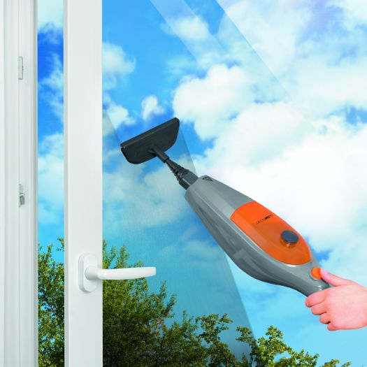 Miniatyrbild 3 av 4: Clatronic DR 3539 Bärbar ångtvätt 0,3 l 1500 W Grå, Orange