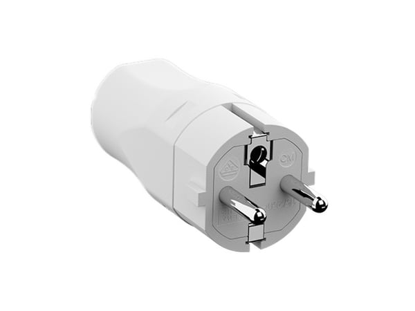 Bachmann 960.201 strømstik adapter Type F Hvid