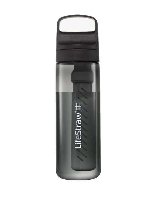 LifeStraw LGV422GYWW vandfilter Vandfiltreringsflaske 0,65 L Sort, Gennemsigtig