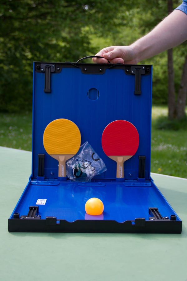 Miniatyrbillede 12 af 13: Donic Schildkröt 838576 bordtennisbord Fritstående Blå Plast