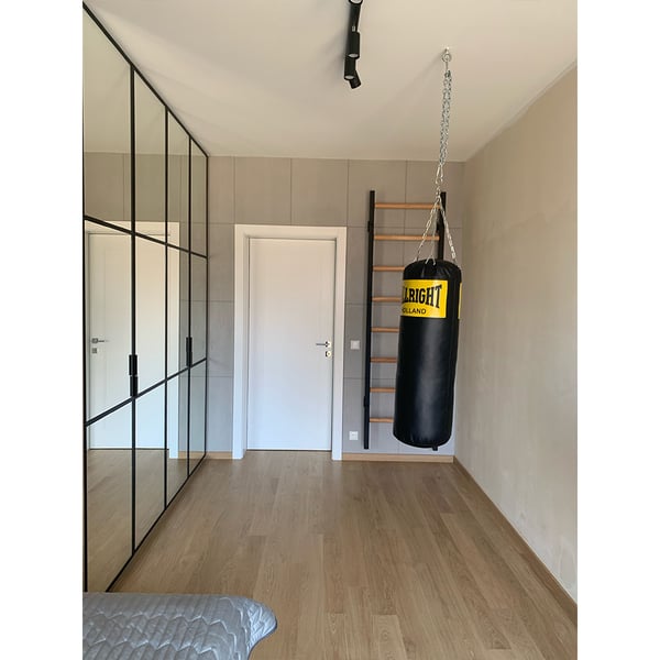 BenchK 200B chin up-stång 150 kg Svart, Trä Vägg