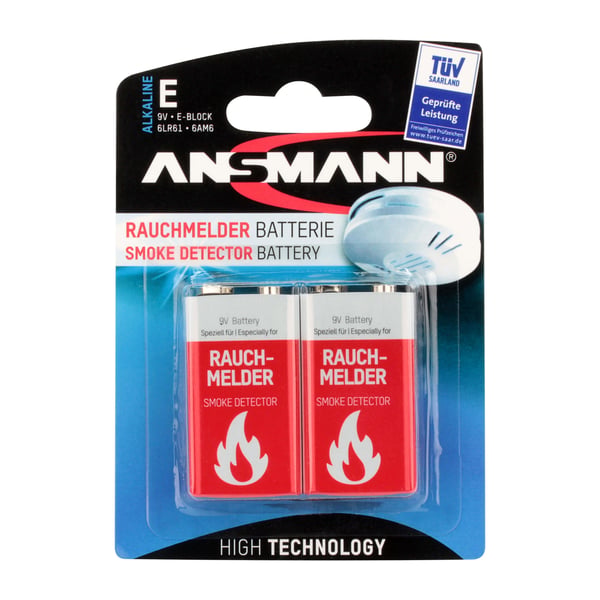 Ansmann 1515-0006 husholdningsbatteri Genopladeligt batteri 9V Alkaline Ansmann 1515-0006 husholdningsbatteri Genopladeligt batteri 9V Alkaline