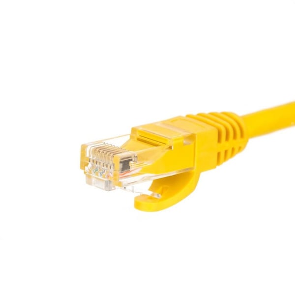 Miniatyrbillede 3 af 5: Netrack BZPAT025UY netværkskabel Gul 0,25 m Cat5e U/UTP (UTP)