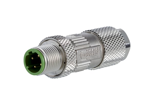 METZ CONNECT MNF881A115 kabelsamler M12 plug Sølv