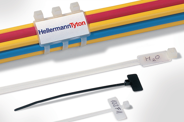 Miniatyrbild 2 av 3: Hellermann Tyton IT18FL buntband Polyamid Svart 100 styck