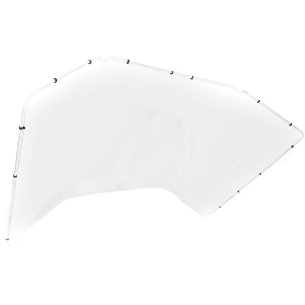 Lastolite LL LB7623 fotobakgrund Aluminium, Tyg, Textil Monokromatiskt Aluminium, Svart, Vit