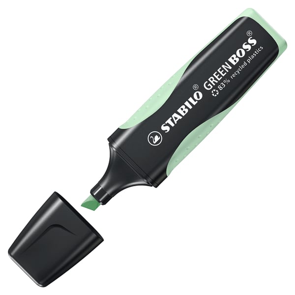 STABILO GREEN BOSS märkpennor 1 styck Mejselspets Mint