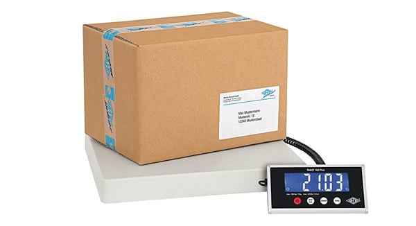 Wedo 50 7610010 brevvågar Elektronisk brevvåg Grå