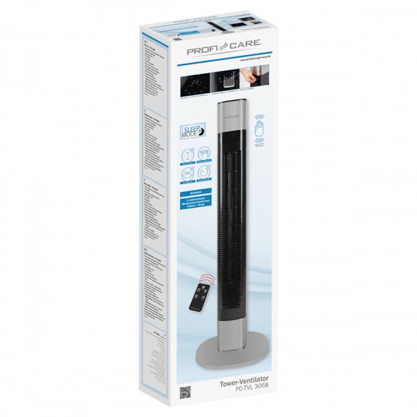 ProfiCare PC-TVL 3068 Svart, Stål