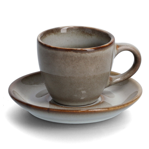 Miniatyrbillede 3 af 3: Zeller Present 26509 kop Gråbrun Espresso 4 stk