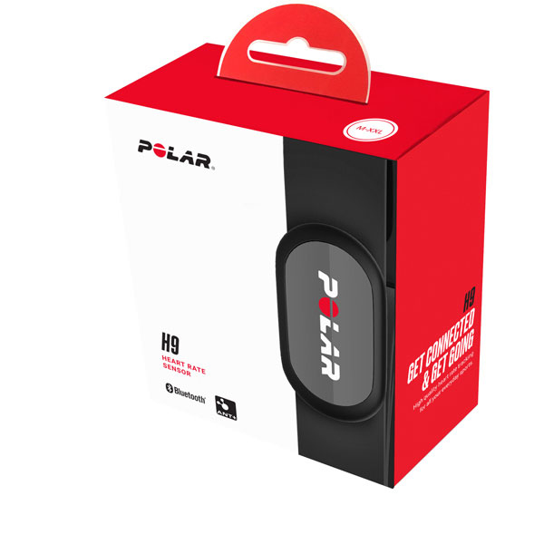 Pikkukuva 4 / 4: Polar H9 HR SENSOR sykemittari Rinta ANT+ Musta