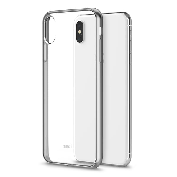 Miniatyrbillede 2 af 5: Moshi Vitros mobiltelefon etui Ramme Sølv, Transparent