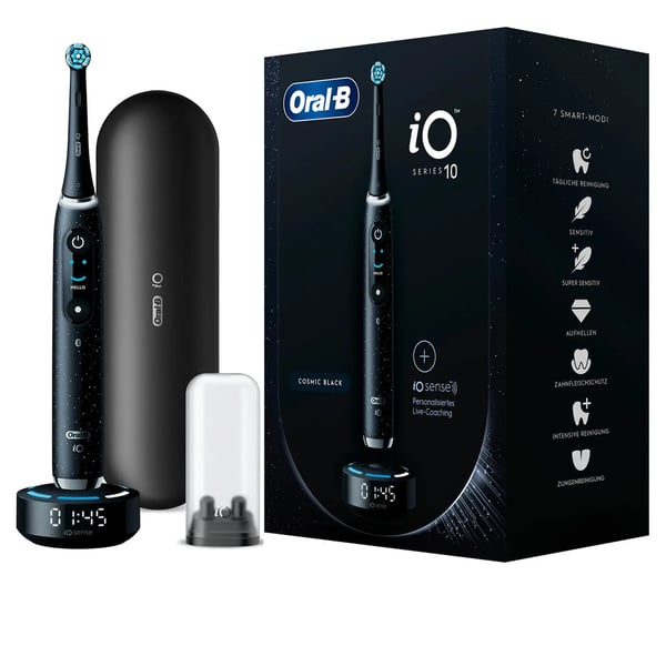 Miniatyrbild 1 av 6: Oral-B iO Series 10 Vuxen Roterande och oscillerande tandborste Svart