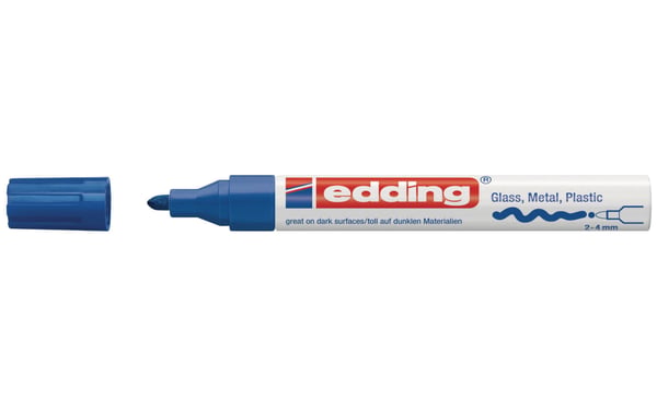Edding 750 speedmarker Fin spids Blå 1 stk