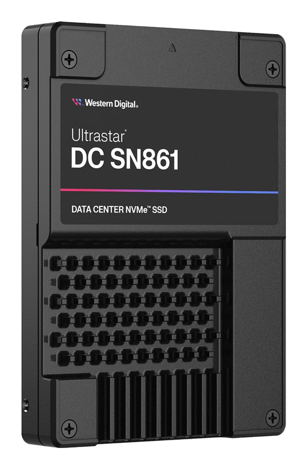 Pikkukuva 3 / 3: Western Digital Ultrastar DC SN861 7,68 TB U.2 PCI Express 5.0 NVMe