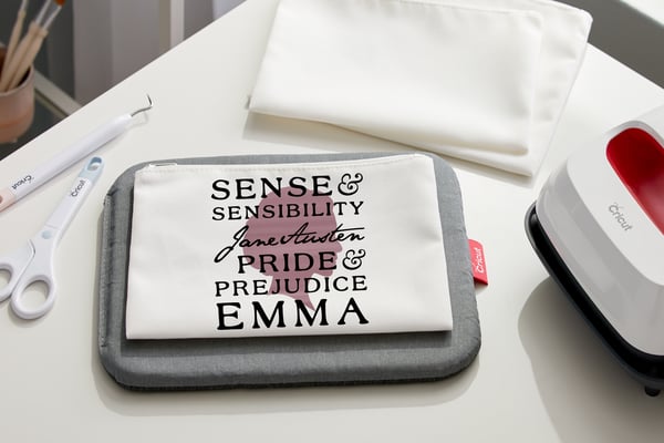 Cricut Cosmetic Bag Blanks textiler för digital printning