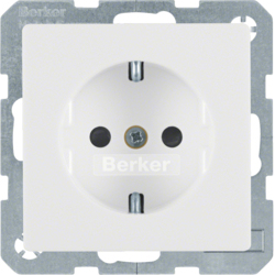 Berker 41236089 stikkontakt Type F Hvid
