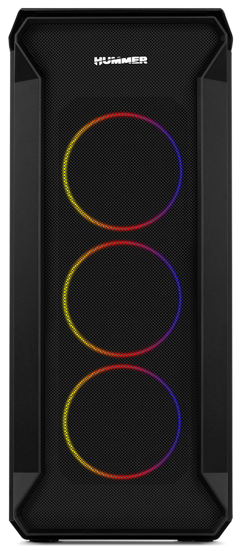 Miniatyrbild 19 av 26: NOX Hummer Quantum Mini Tower Svart