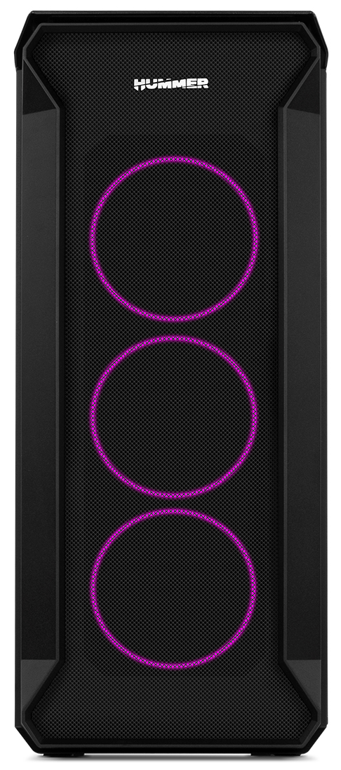 Miniatyrbild 6 av 26: NOX Hummer Quantum Mini Tower Svart
