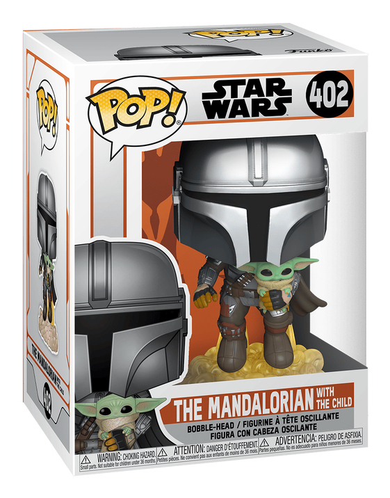 FUNKO POP! The Mandalorian Flying with Jet Pack