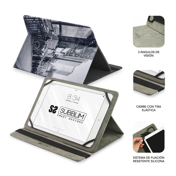 SUBBLIM SUB-CUT-4TC007 taulutietokoneen suojakotelo 25,6 cm (10.1") Folio-kotelo