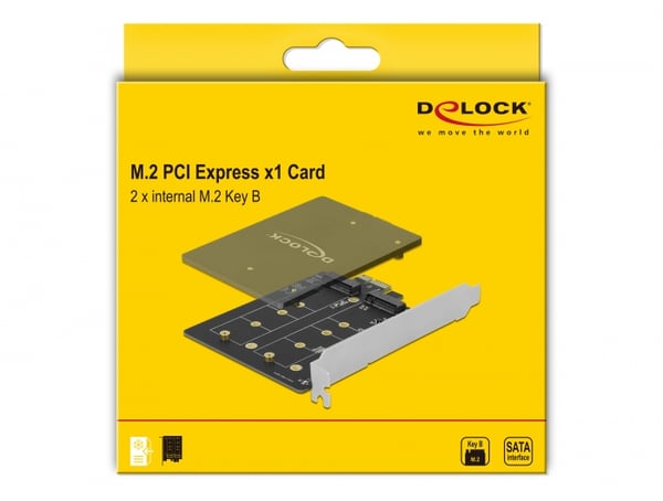 DeLOCK 90432 nätverkskort/adapters Intern M.2