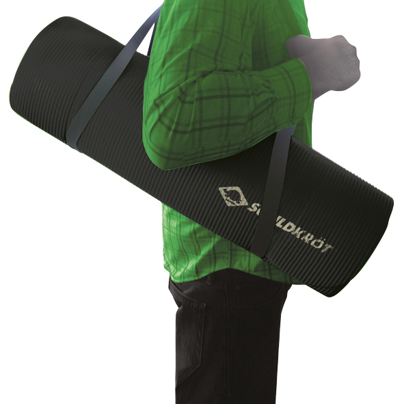 Schildkröt Fitness 960160 yogamatta Gummi Svart