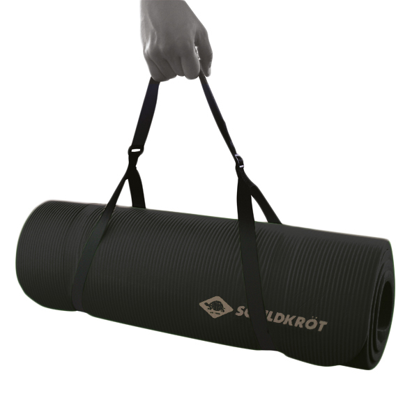 Schildkröt Fitness 960160 yogamatta Gummi Svart