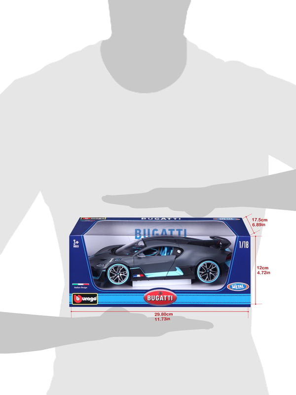 BBURAGO Bugatti Divo Modellsuperbil Förmonterad 1:18